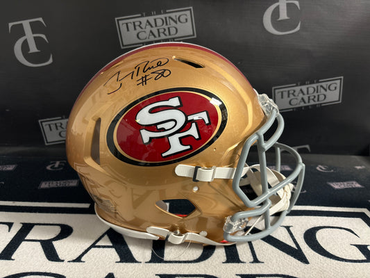 Jerry Rice Signed Helmet