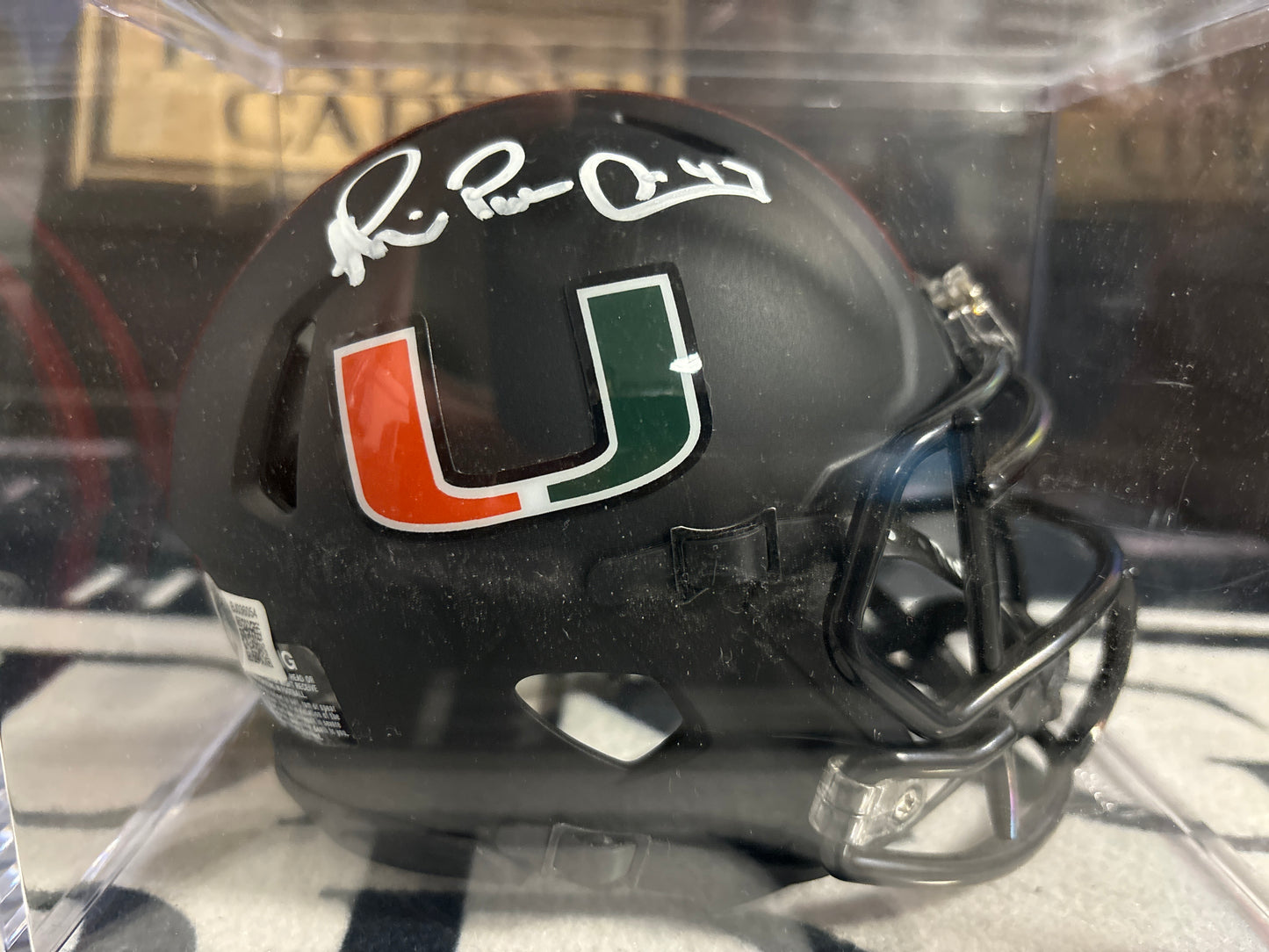 Michael Irving Signed Mini Helmet