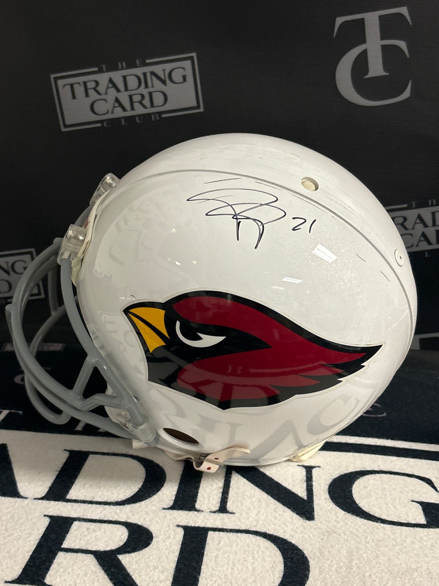 Patrick Peterson signed helmet JSA