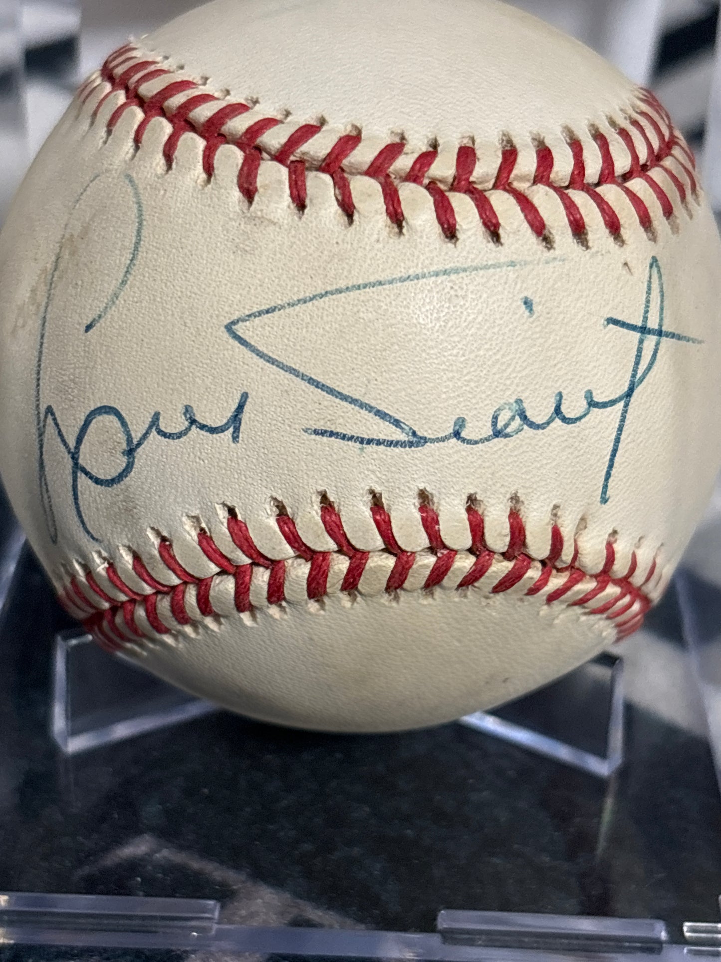 Signed Baseball - Luis Tiant JSA