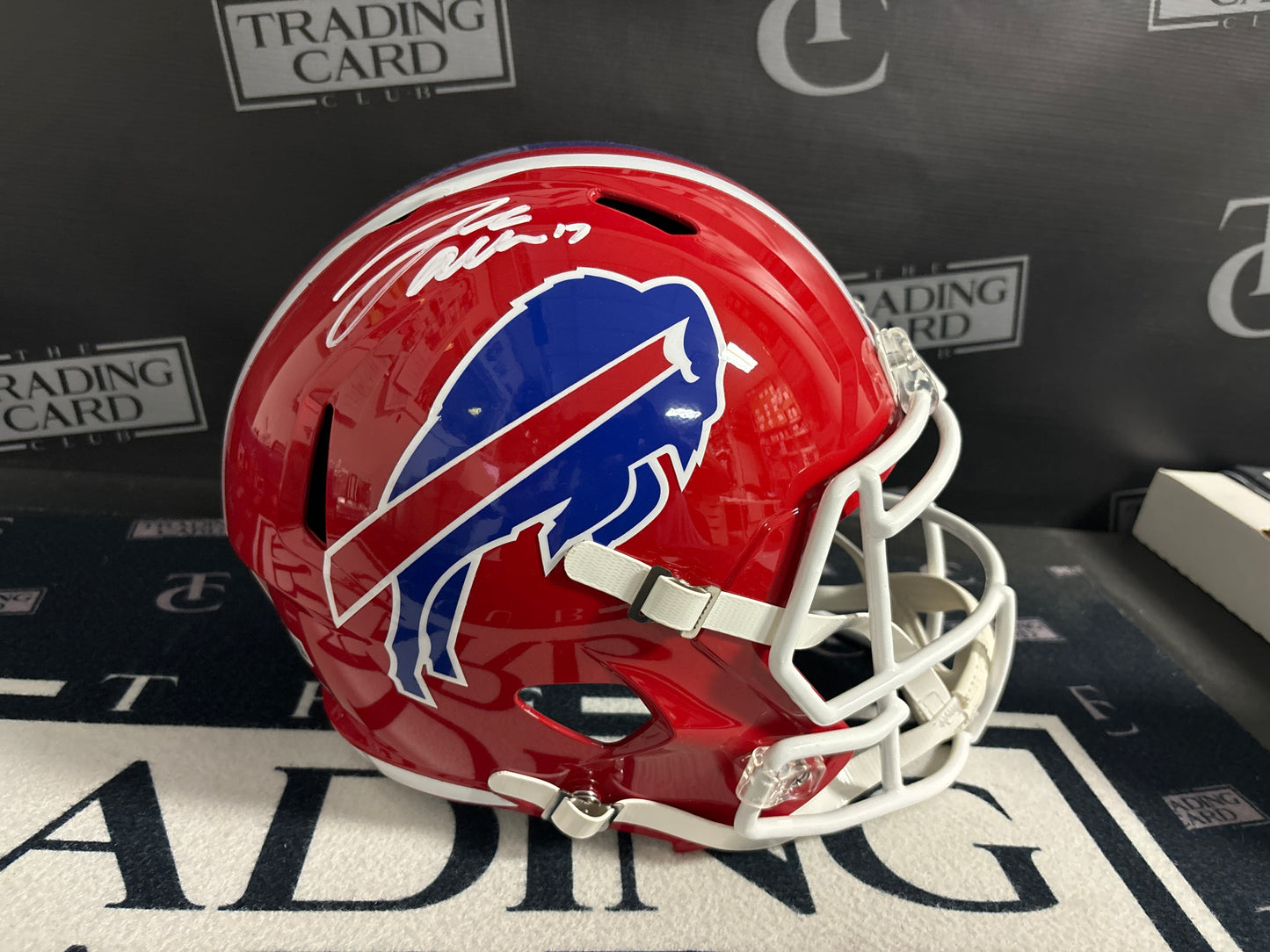 Josh Allen Signed Helmet Beckett