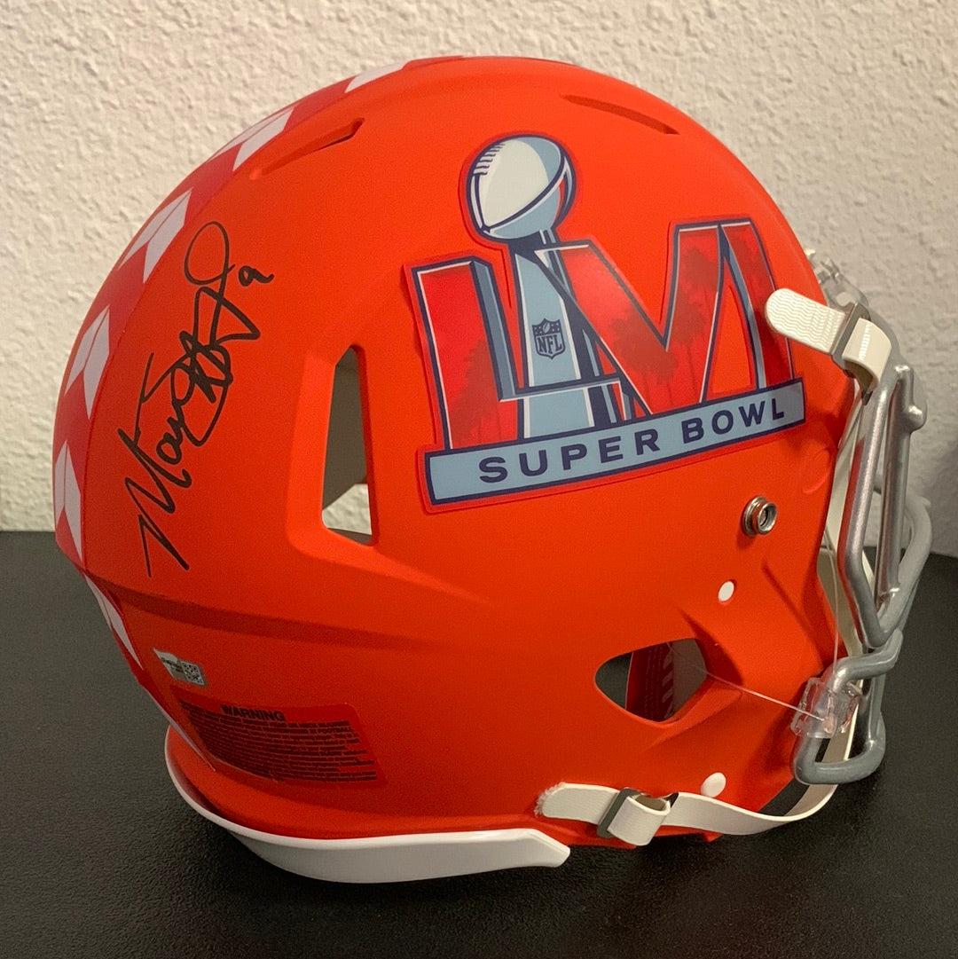 Signed Helmet - Matthew Stanford Super Bowl LVI Helmet Fanatics COA