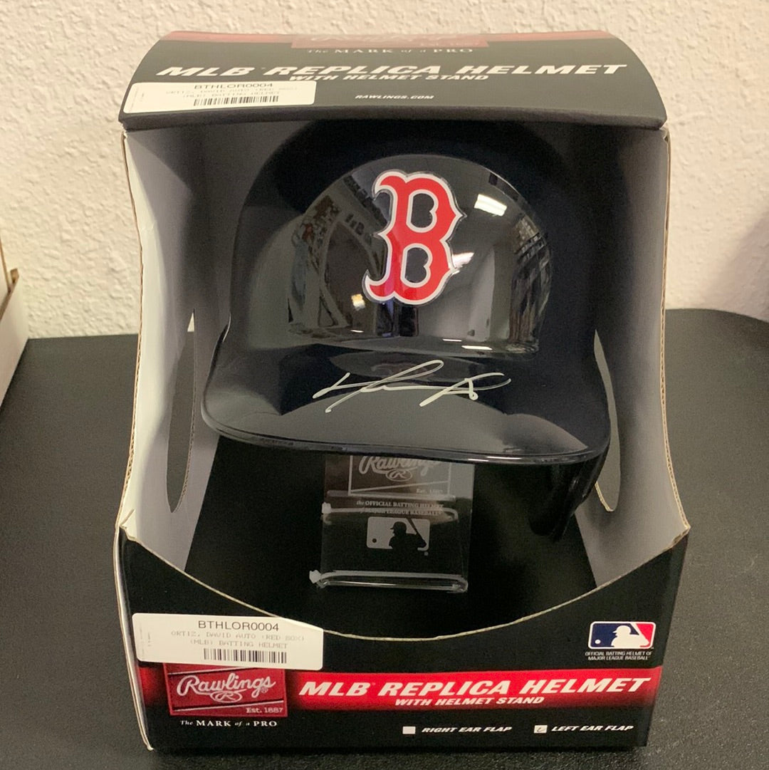 Signed Helmet - David Ortiz Fanatics COA