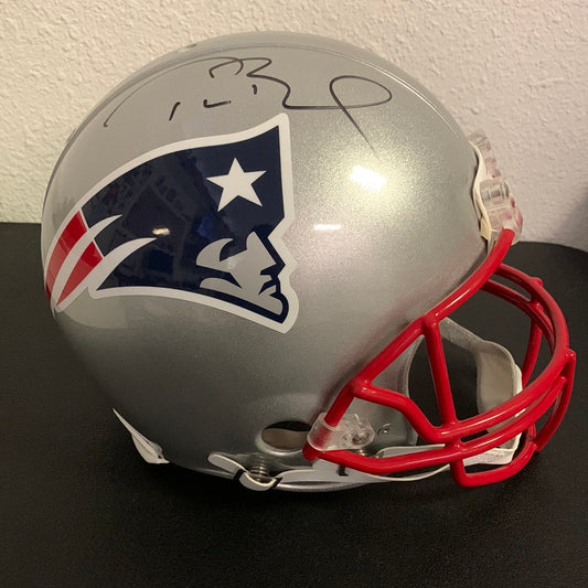 Signed Helmet - Tom Brady Fanatics COA